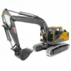 EC160E RC Hydraulic 1/14 Excavator Double E Alloy Remote Control Diggers Model Light System Battery Toy Christmas Gifts TH23138 3