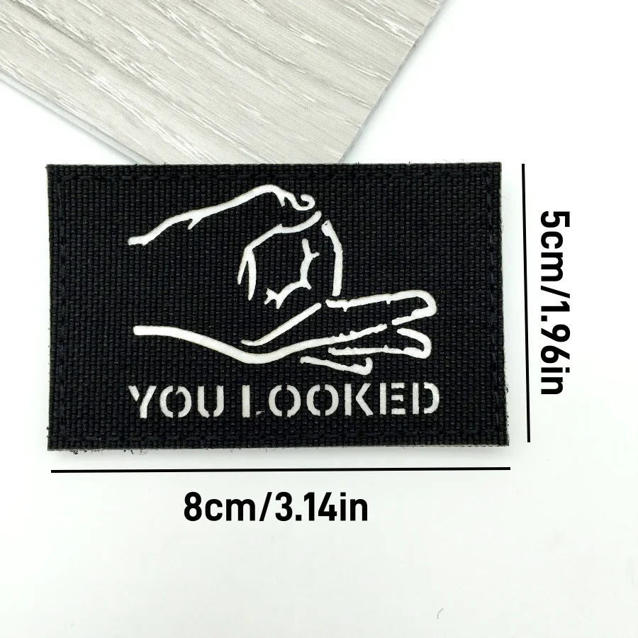 Tactical IR Reflective Hook & Loop Morale Badges