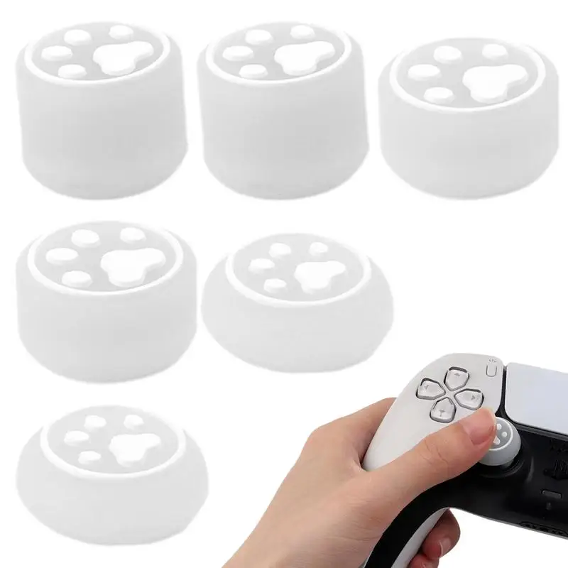 Copri Impugnature Per Il Pollice 6 Pezzi Joystick Impugnature Per Il Pollice Copertura In Silicone Per Joystick Per Gatti Accessori Anti-Impronta Digi