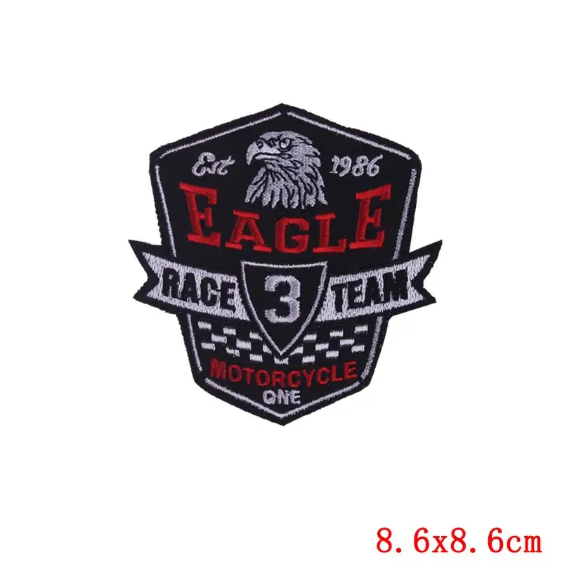 Finally Home, Toppa Termoadesiva Per Giubbotti In Pelle, Con Scritta Inch Born To Be Free Biker