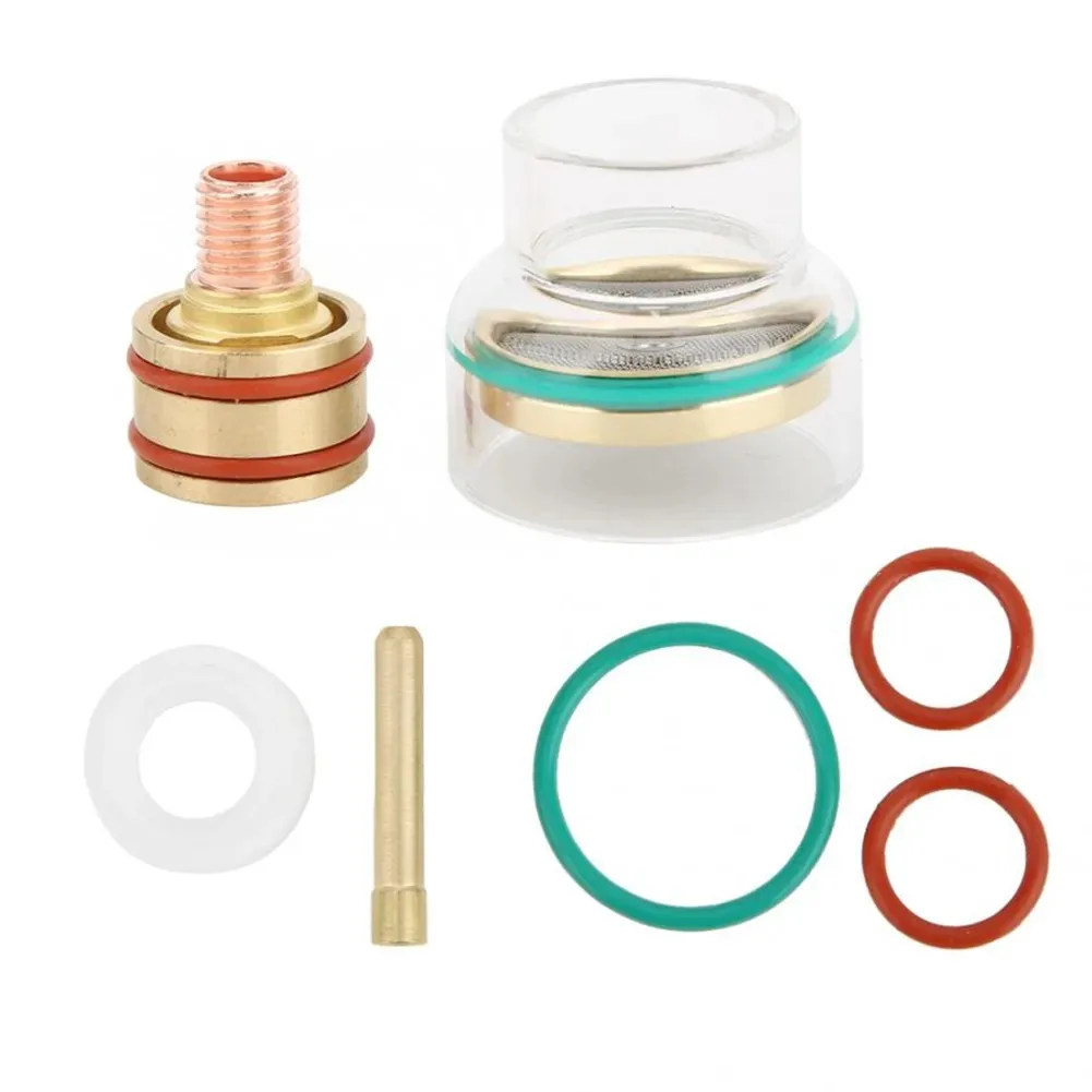 Welders Tig Nozzle Kit Torch Kit Argon Arc Tool Easy Operate for WP-17/18/26 Gas Lens Glass Cup Welding Accessories gas torch,welding torch