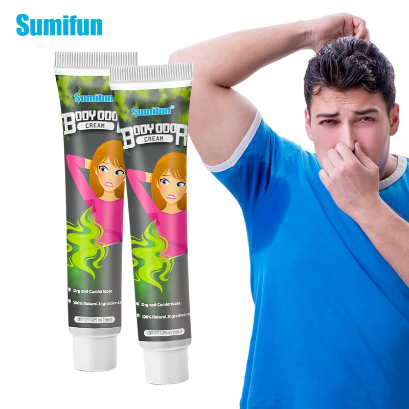 Body Odor Sweat Deodorant Ointment Lasting Removal Underarm Odor Sweating Deodorizer Eliminate Bad Smell Antiperspirant