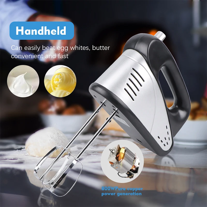 800W Stand Mixer with Bowl Food Mixer Electric 5 Speed for Cake Dough Maker Egg Beater Planetary Dough Blender