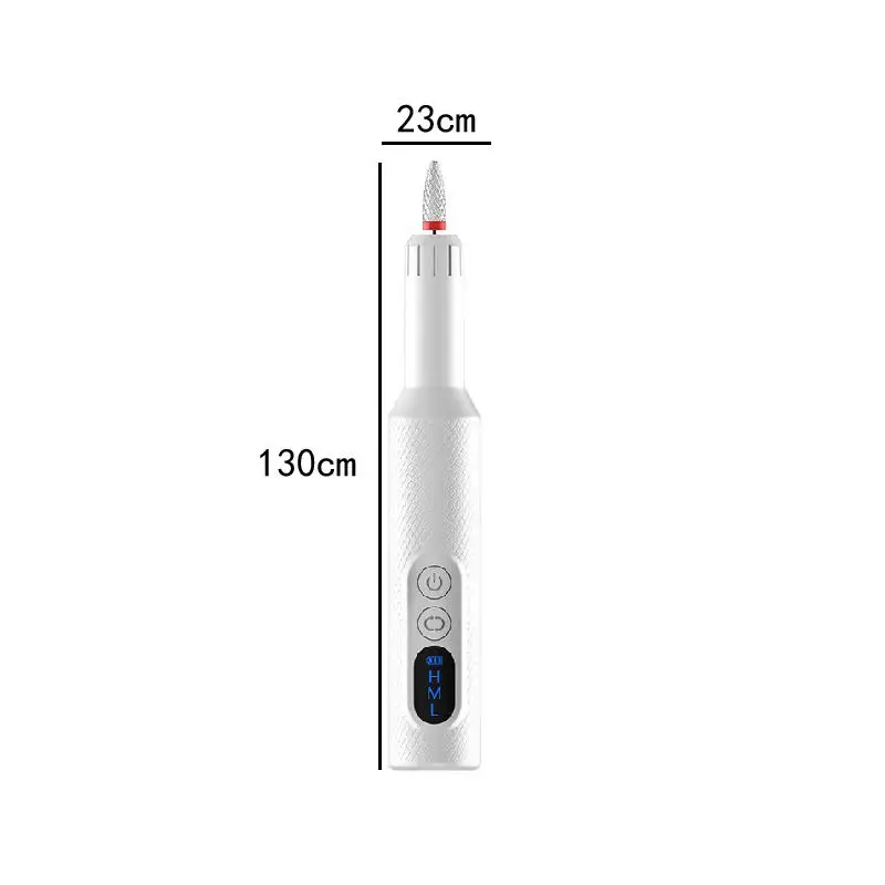 전기 네일 파일 키트, USB 충전식 전문 연마기 매니큐어 도구, 매니큐어 제거용 네일 샌딩기, 홈 살롱 사용