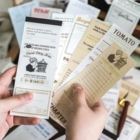 Journal GO 50sheets Creative Vintage Memo Pads Scrapbooking Collage Stationery Junk Journal Retro Notes Paper for School Office 2
