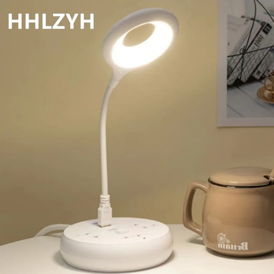 USB 야간 조명 직접 플러그 휴대용 램프 기숙사 침대 옆 램프 눈 보호 학생 ..
