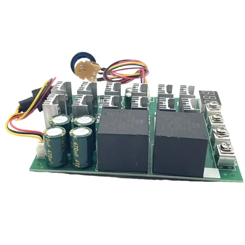 1PCS 60A 10-55V 12V 24V 36V 48V 100A Digital Display PWM Speed Controller Module Forward Reversal 0~100% Adjustable DC Motor image 4