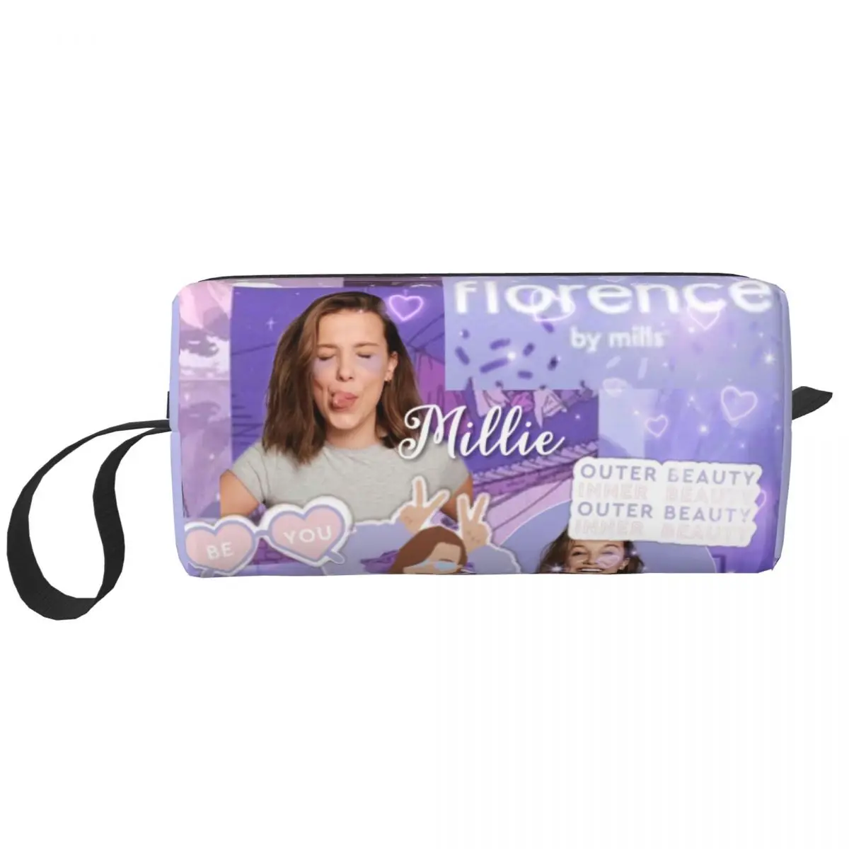 Firenze By Mills Cosmetic Bag Women Cute Large Capacity Makeup Case Beauty Storage Borse Da Toilette