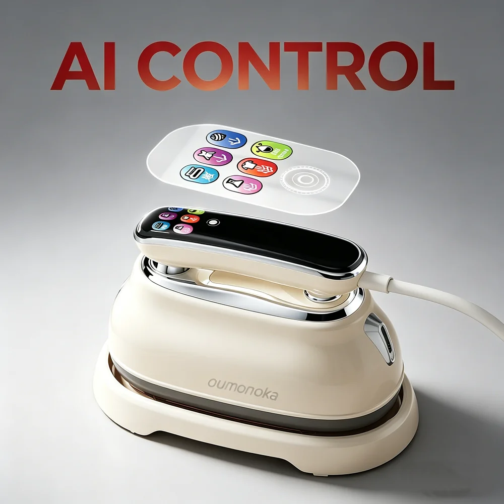 AI Control Handheld Garment Steamer Home Electric Steam Cleaner Portable Foldable Mite Removal Travel Flat Ironing Machine 1