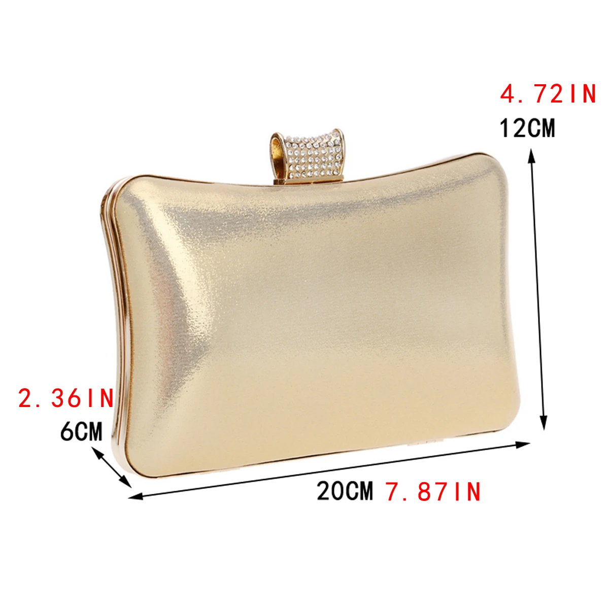 Rhinestone Small Clutch Shoulder Chain Ball Design Party Handbag