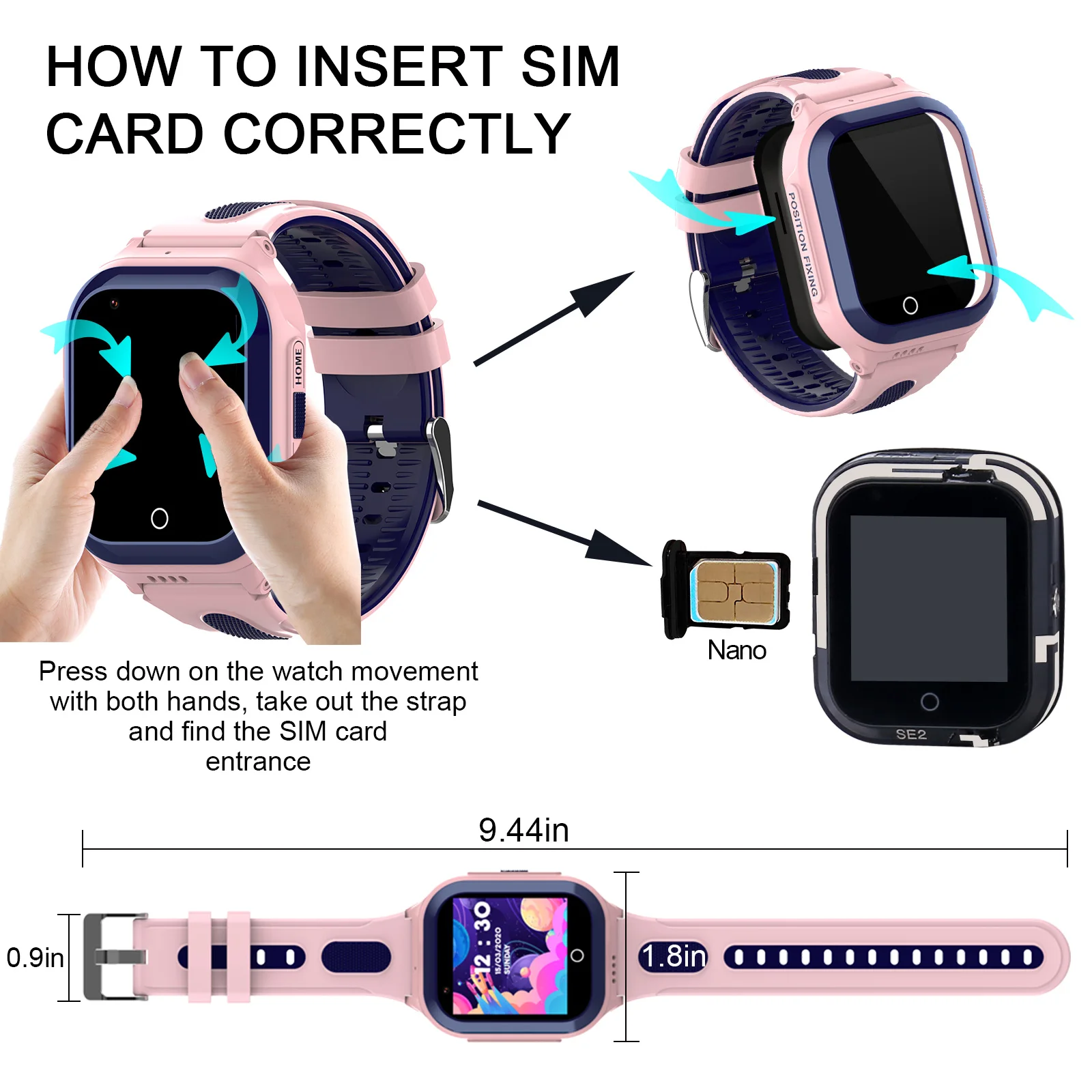 Sim Card Setracker Support Setracker Instructions Setracker2 Watch