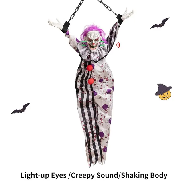 Halloween Hanging Clown Decoration 6