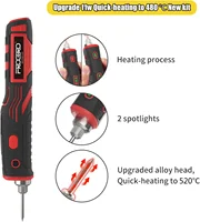 Cordless Soldering Iron 1800mAh Rechargeable Soldering Tool Professional Portable Welding Tool Electronic Soldering Kit - Image 2