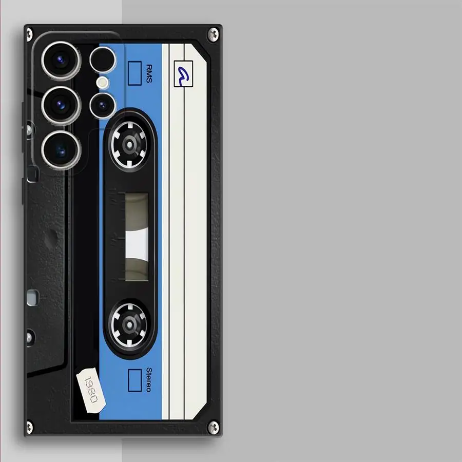 Vintage Cassette Design Phone Cover Case