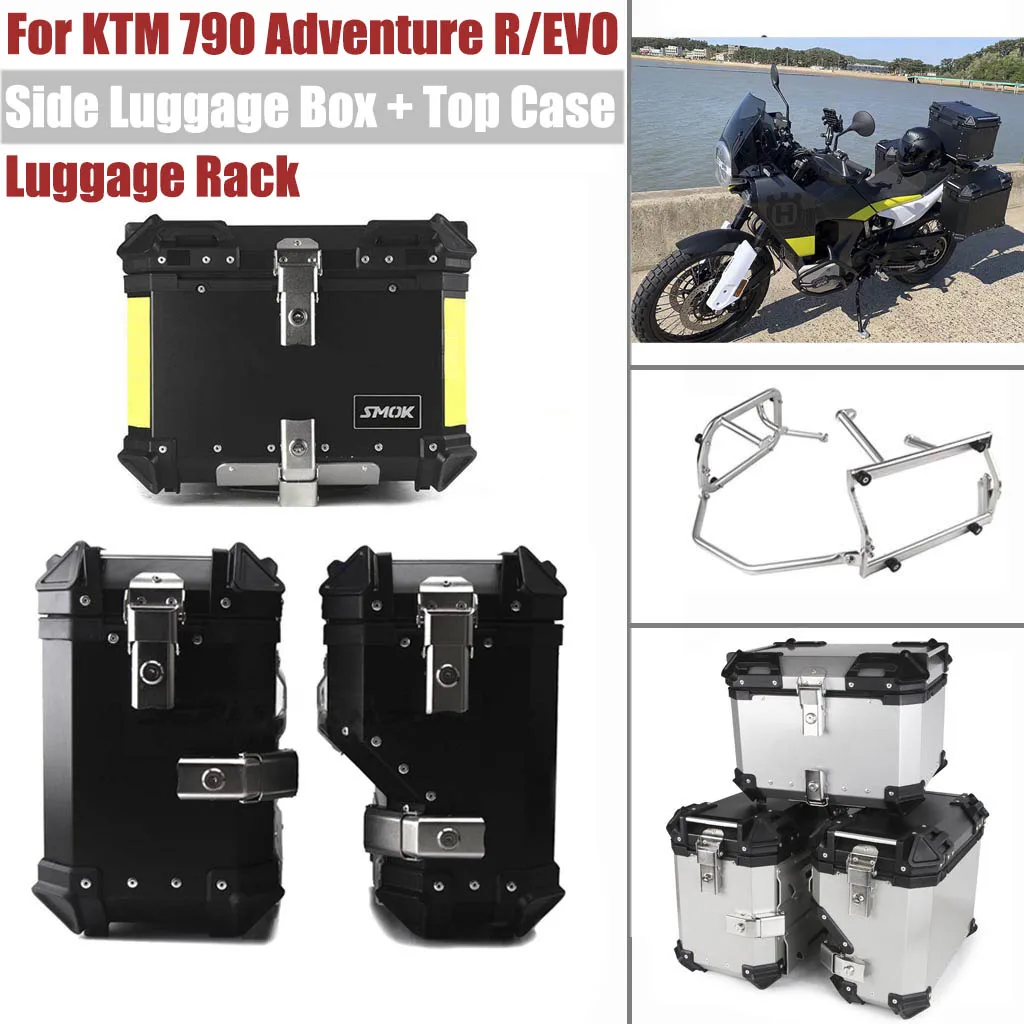 38L 45L For KTM 790 890 ADV Adventure R EVO Motorcycle Top Side Luggage ...