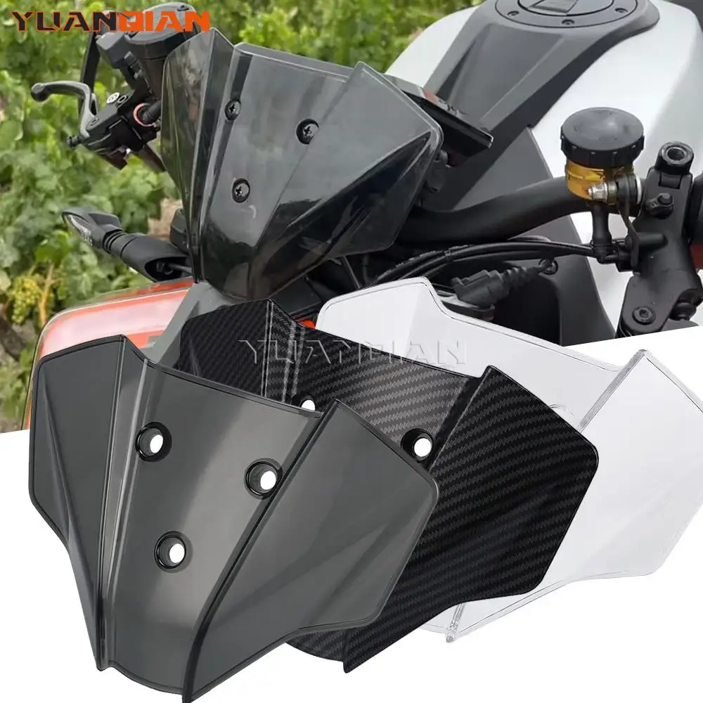 

For 1290 SuperDuke R MY20 1290 Super Duke R 2020 2021 2022 2023 2024 Motorcycle Windshield Windscreen Fly screen air Deflector