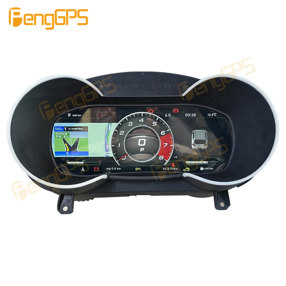 For AUDI TT 2008 - 2014 Car LCD Dashboard Player Digital Cluster Virtual Cockpit Instrument Multifunctional Speedometer