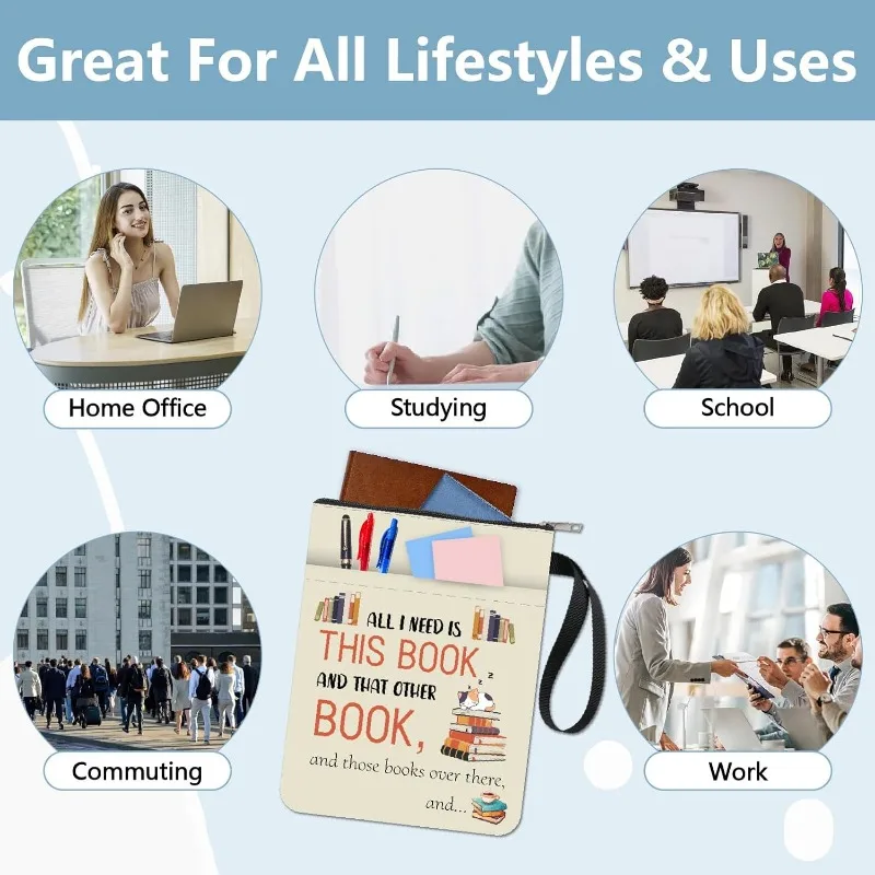 Book Covers 1pc Words Book Sleeve Book Patterns White Covers for Paperbacks Washable Fabric for Lovers Classmate Gifts
