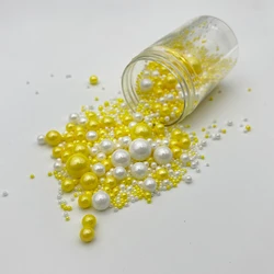 Colorful Pearl Sprinkles Cake Topper for Birthday Party Dessert Decor (WTYL)