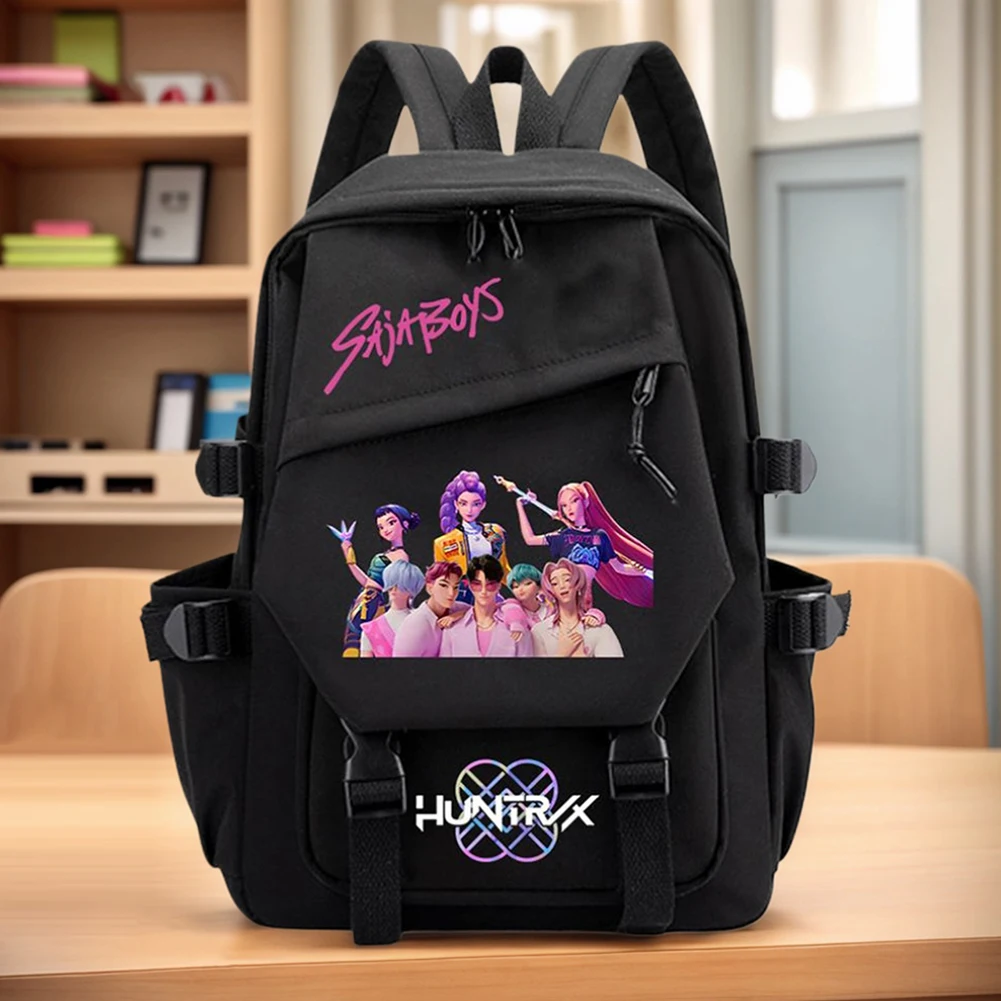 KPop Demon Hunters Schulrucksack - Coole Schultasche Für Teens | Mit Laptop Fach Und Anti-Diebstahl