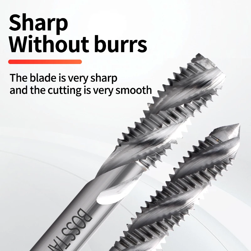 Carbide Tungsten Steel JIS Standard Spiral Fluted Tap M2 M3 M4 M5 M6 M8 Machine Screw Thread Taps Fo