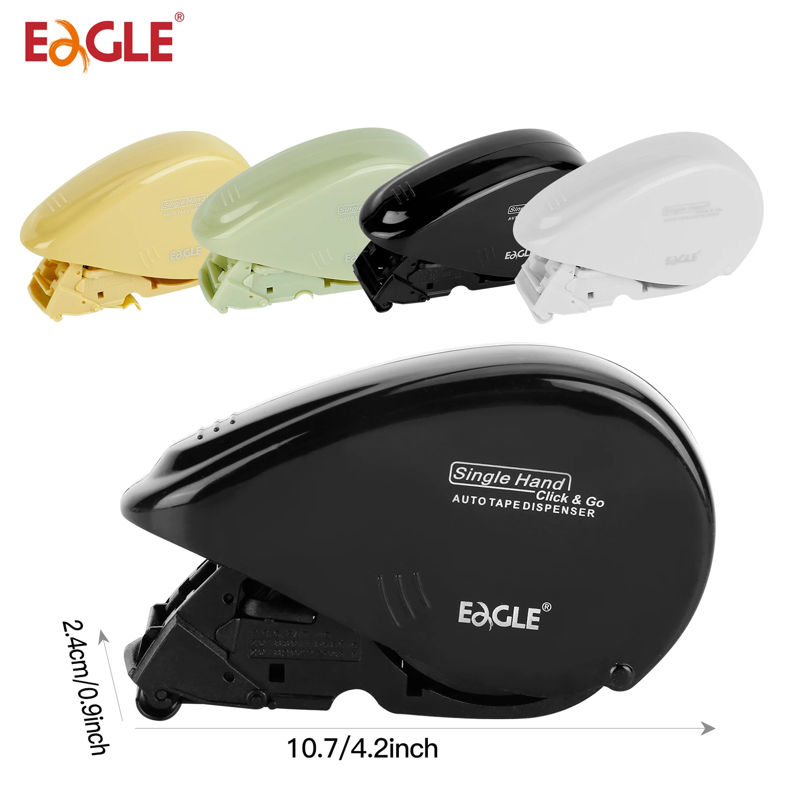 Tape Dispenser Eagle Tape Dispenser With One Roll Tape Auto Cut single Hand Operation For Wrapping DIY Stickers