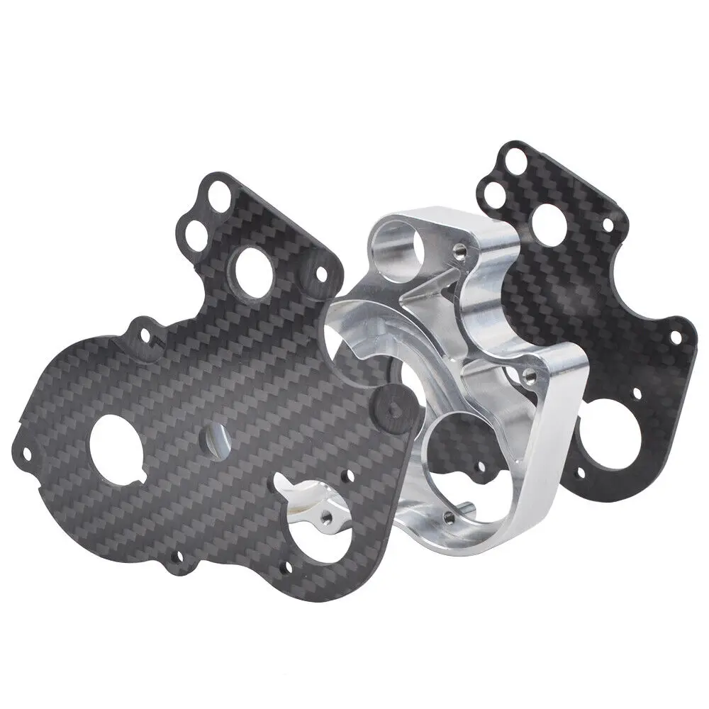 Carcasa De Caja De Cambios De Carbono Para Modelos Tamiya Monster Beetle, Frog, Blackfoot – Actualización Para RC 1:10 Eléctrico, Marca RcAidong