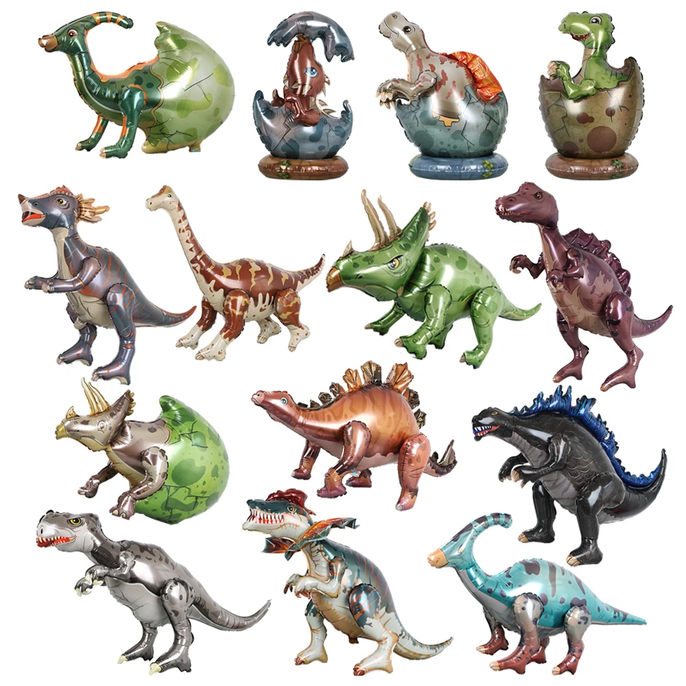 Luxe Ballonnen Dinosaurus Metallic Paars kopen? - Feestartikelen Specialist