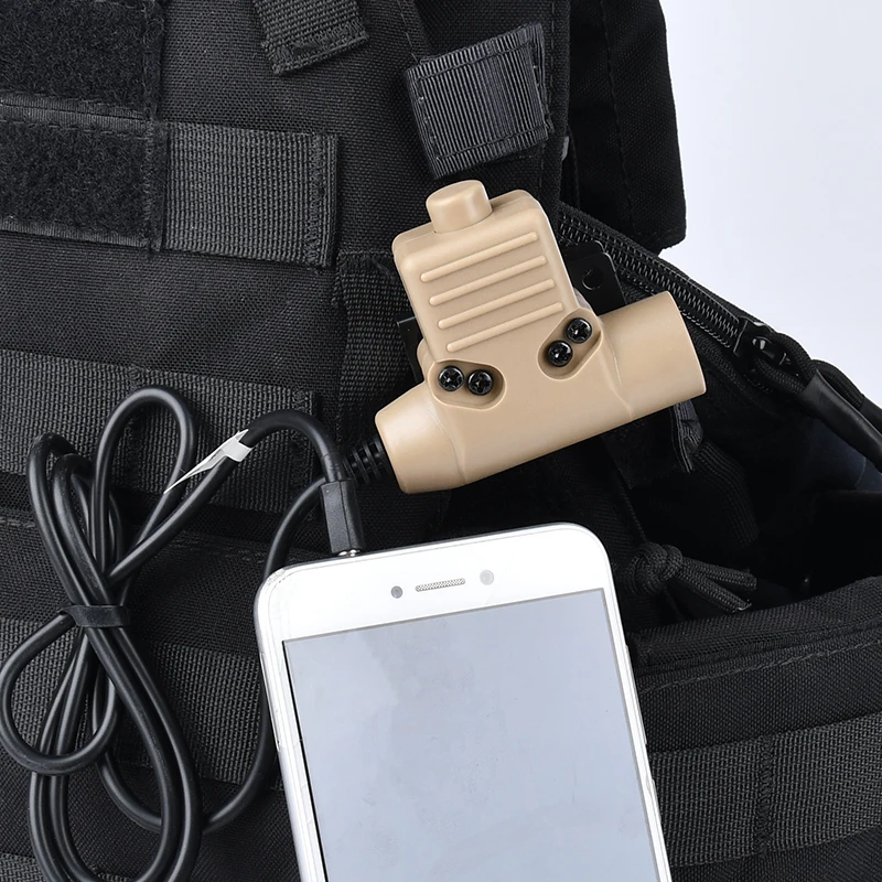 Tactical NEW U94 PTT Civilian Version WADSN Headset COMTAC WST TAC-SKY Earphone Hunting Headphone PTT Baofeng Kenwood 7.0mm Plug