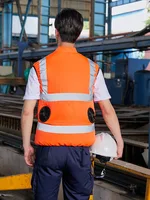 Men's Reflective Fan Cooling Vest