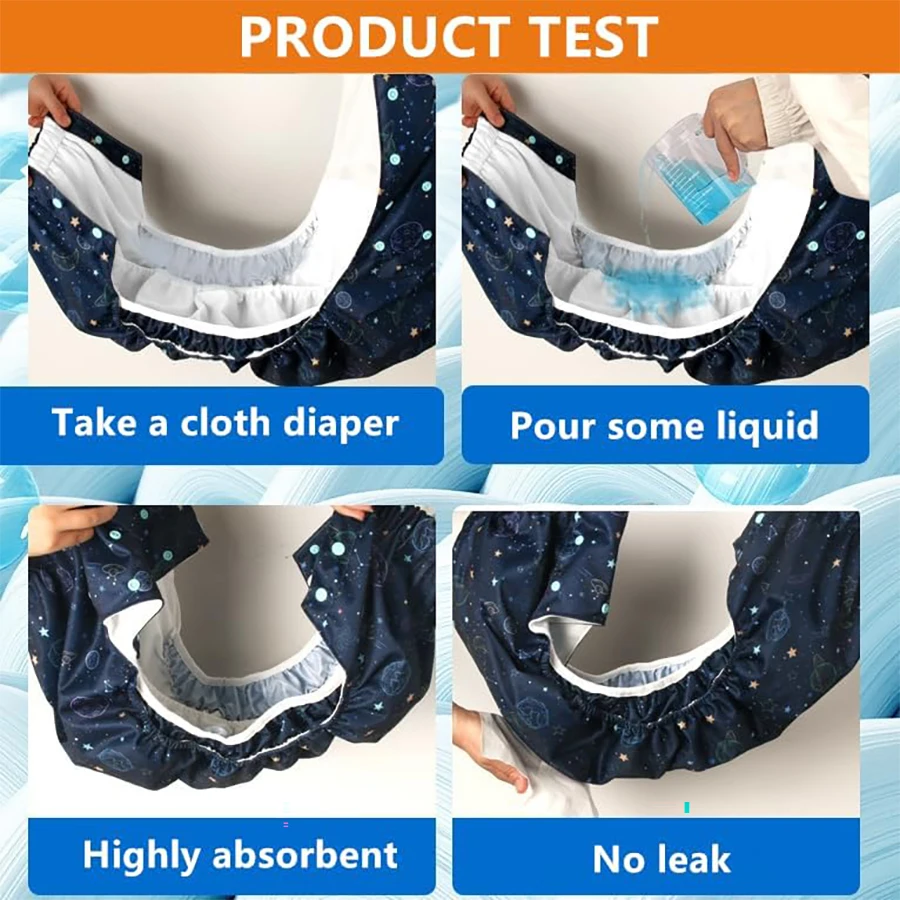 Disposable Adult Diapers 1 pc XXL Side Zippered Adult Diaper Waterproof Leak-Proof
