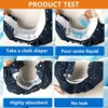 1 pc XXL Side Zippered Adult Diaper with Waterproof and Leak-Proof Design, Fashion Pattern, Durable, Adjustable, Easy to Put On 5