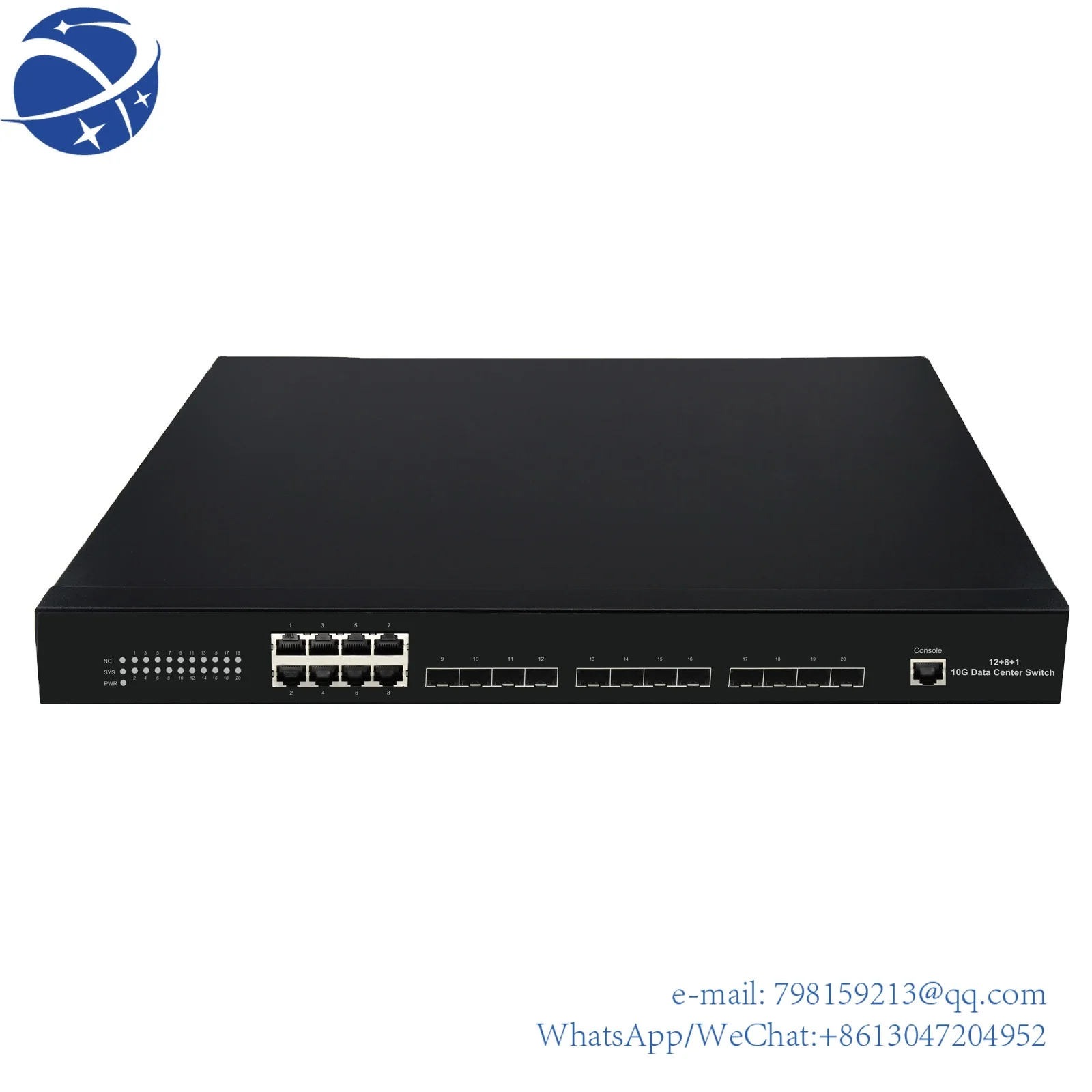 

yyhcyyhcEnterprise Managed 12-ports 10G SFP To 8-ports 10 100 1000M Gigabit RJ45 Ethernet Switch