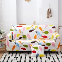 New Milk Silk Printing Series Double Sofa Cover L-Shaped Sofa Slipcover 1