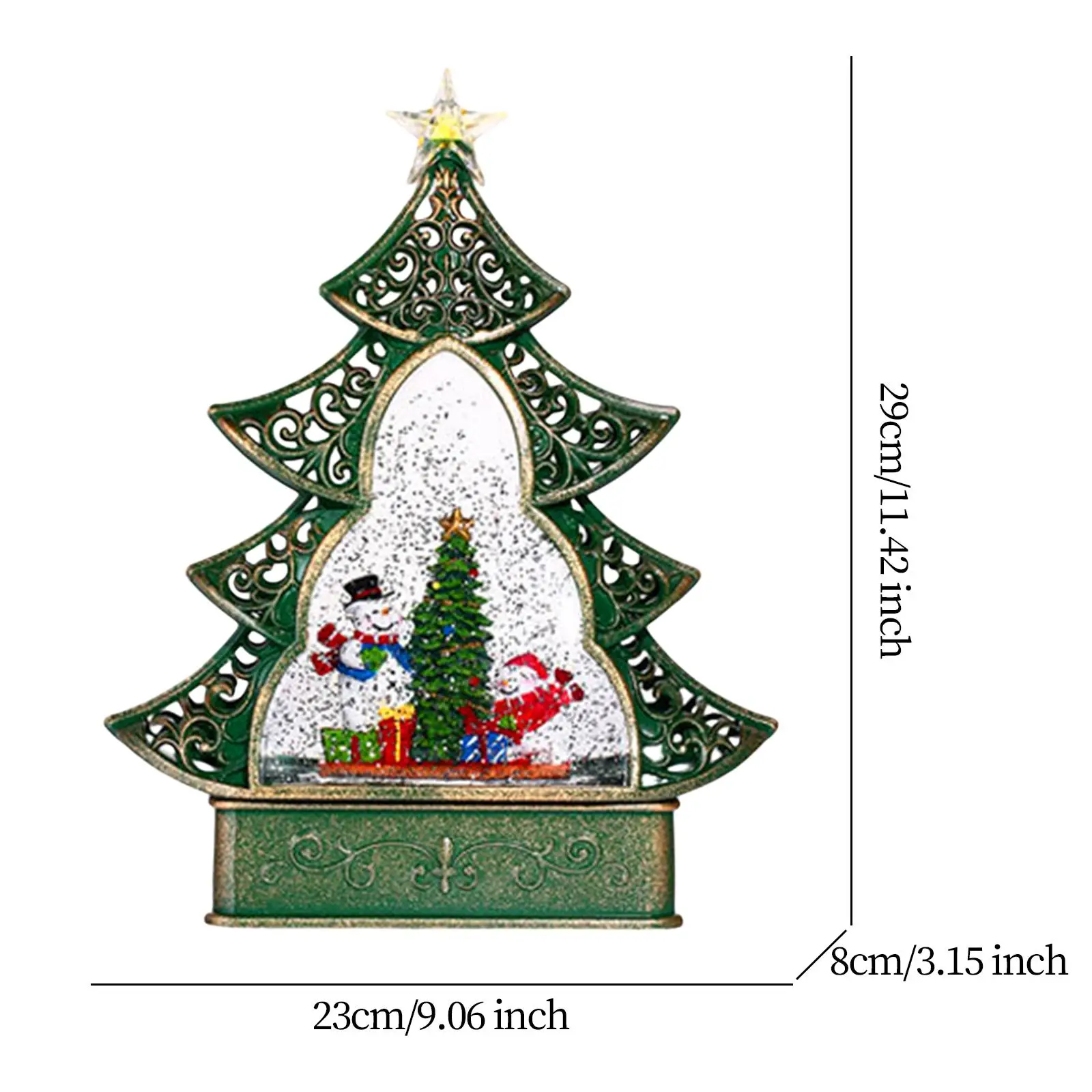 Christmas Tree Music Box Decorative Figurine Christmas Tabletop Decoration Xmas Decor for Birthday Indoor Shelf Home Bedroom Christmas Tree Music Box Decorative Figurine Christmas Tabletop Decoration Xmas Decor for Birthday Indoor Shelf Home Bedroom