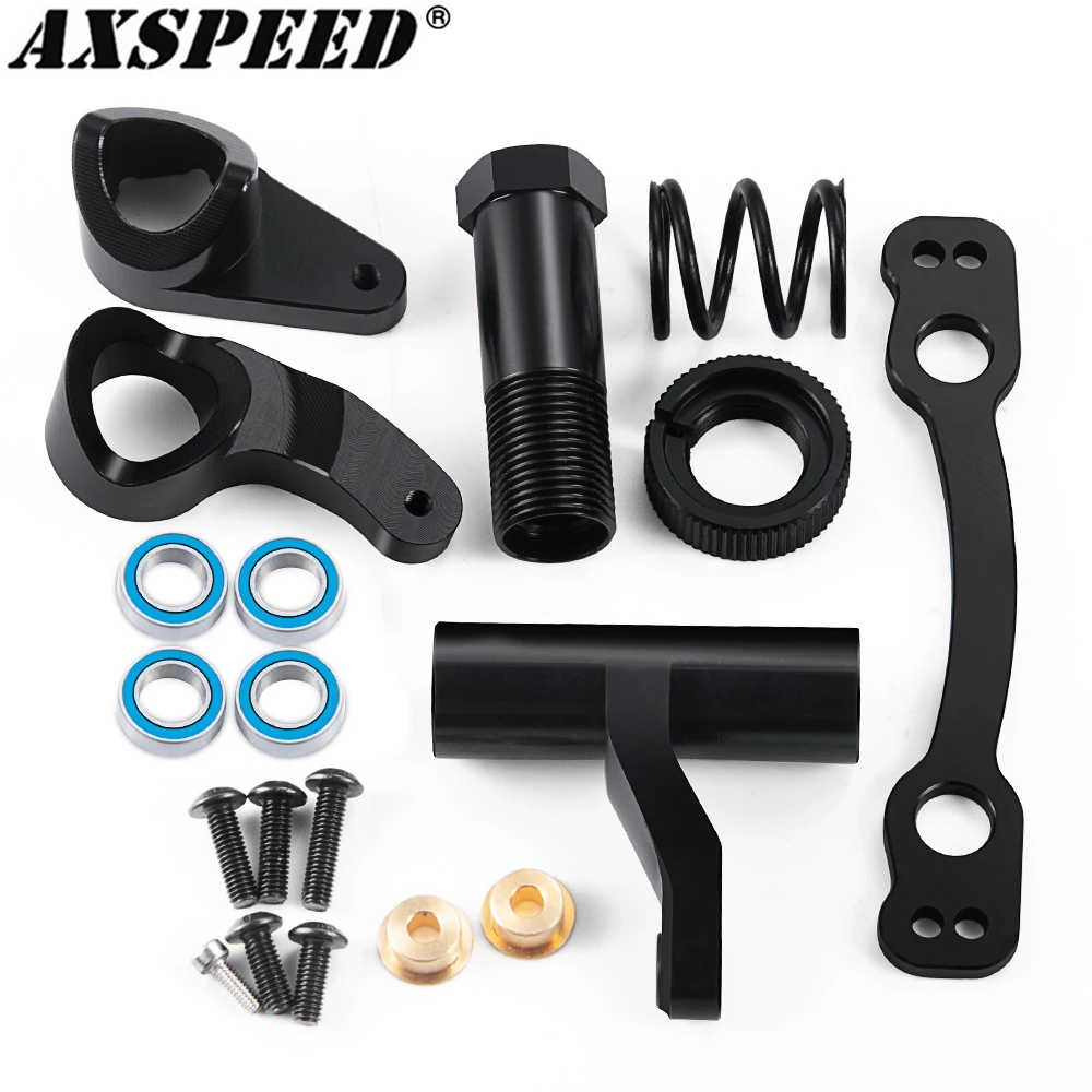

Рукоятка рулевого управления AXSPEED из алюминиевого сплава в сборе, для 1/7 года, копченое поломка V2, 6S, аксессуары для радиоуправляемых багги, грузовиков