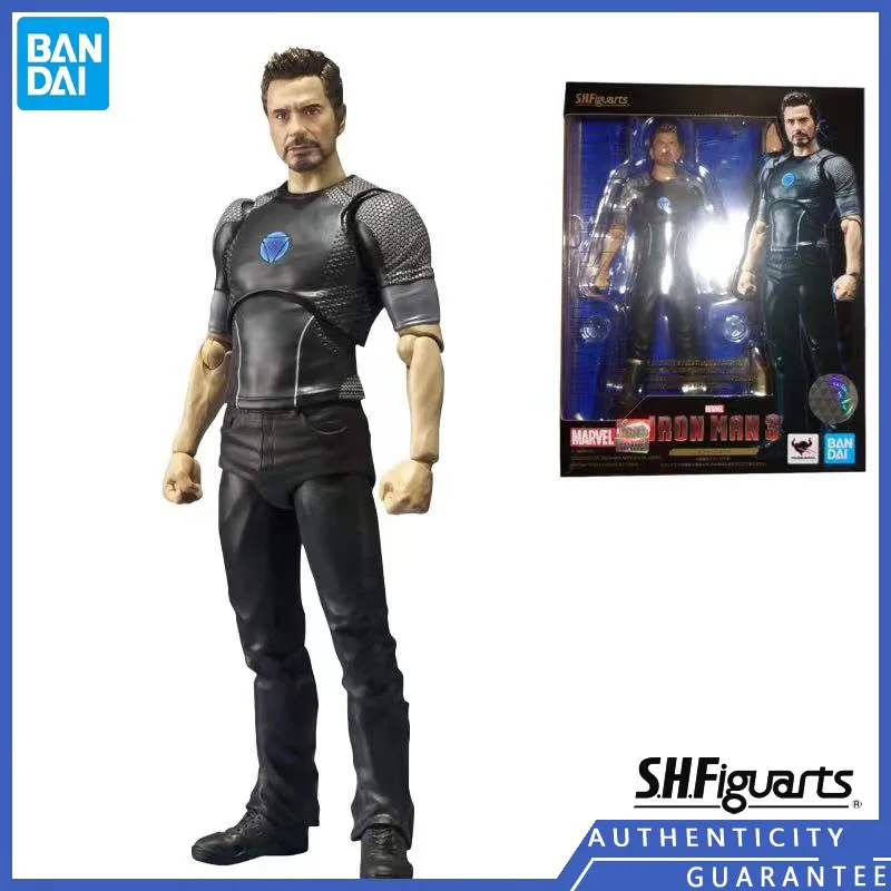 

[In stock] Bandai Marvel Legends The Avengers SHF Tony Stark Iron Man Anime Characters Figures Model Ornaments Toys Gifts