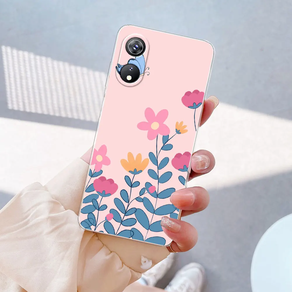 Soft Silicone Protective Clear Bumper Phone Case Cover