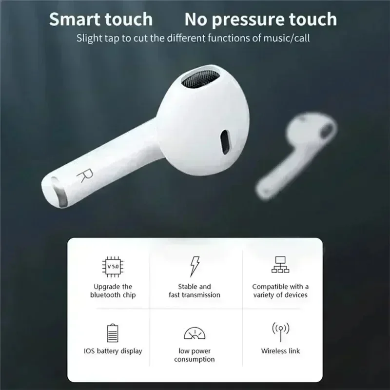 TWS Pro6 Earphone Bluetooth Headphones with Mic 9D Stereo Pro 6 Earbuds for Xiaomi Samsung Android Wireless Bluetooth Headset 5