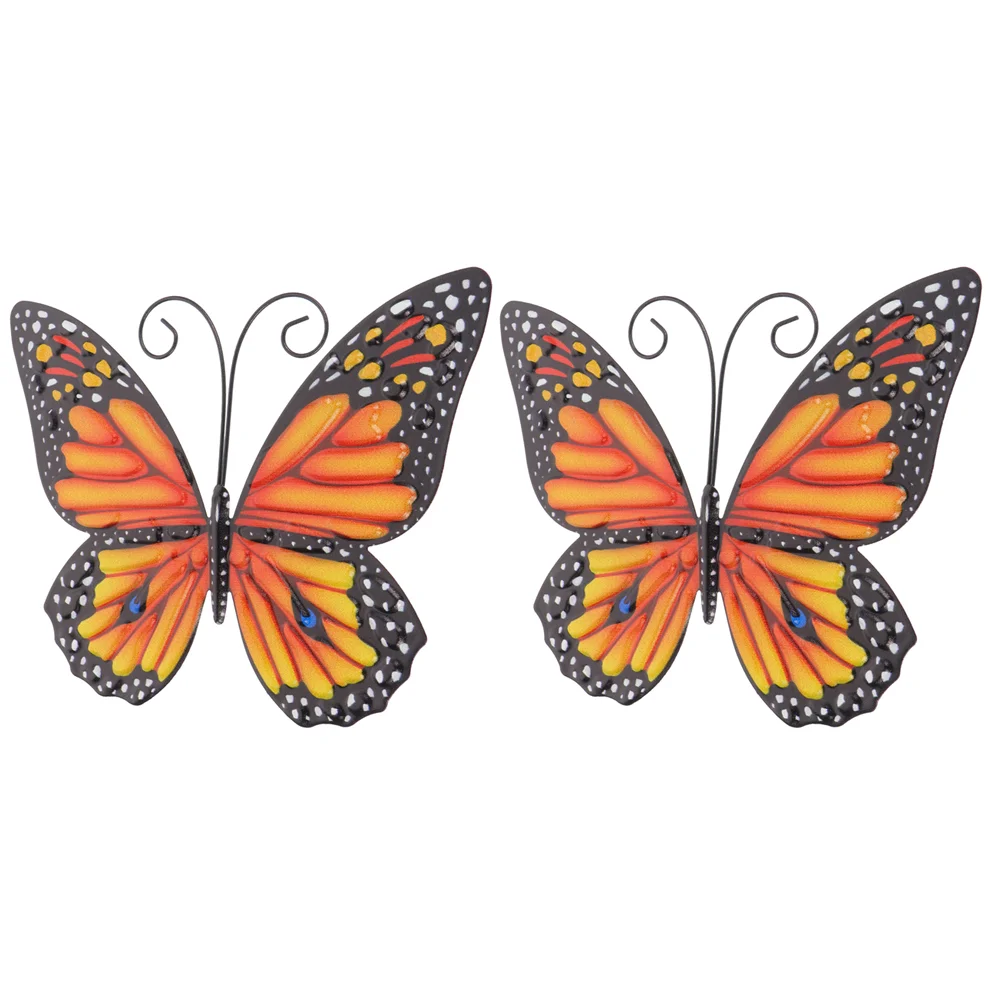 

Butterfly Wall Hanging Butterflies Decoration Patio Fence Decorations Outdoor