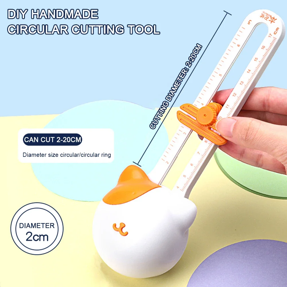 360&deg; Rotarys Adjustable Cutting Round Knife Multi-Purpose Circle Cutter Journal Photo Scrapbooking Paper Circular Cutting Tools paper cutter circular cutter