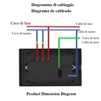 Melery Wifi Smart Tuya Light Switch Stairs Mexico US Wall Socket Plug Outlet Intelligent Glass Panel Remote Alexa Google Home - Image 2