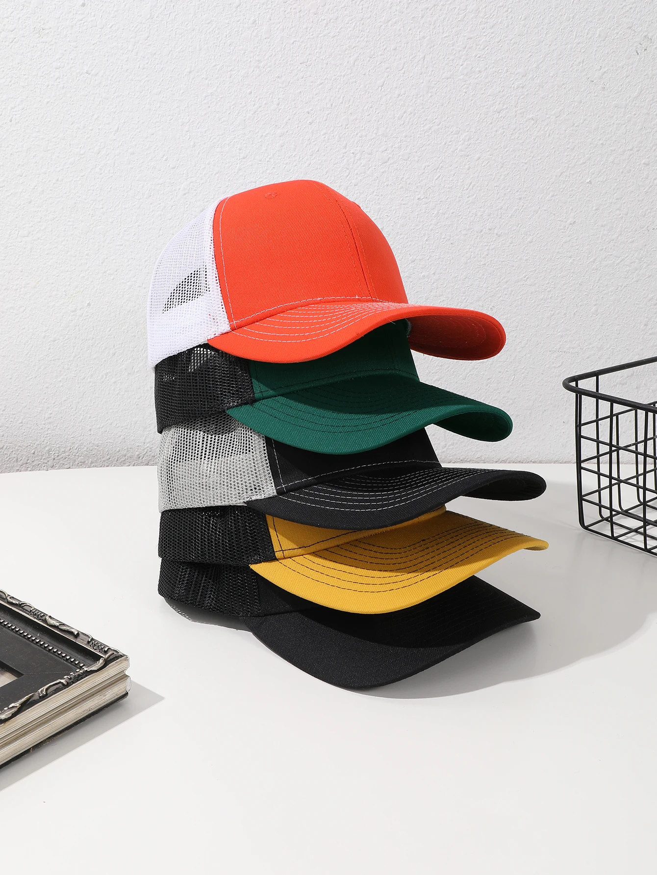 Modische Sonnenhüte Sommer Atmungsaktive Mesh-Hüte für Männer und Frauen Outdoor Einfarbige Leichte Baseballkappen Freizeithüte – Detail 7