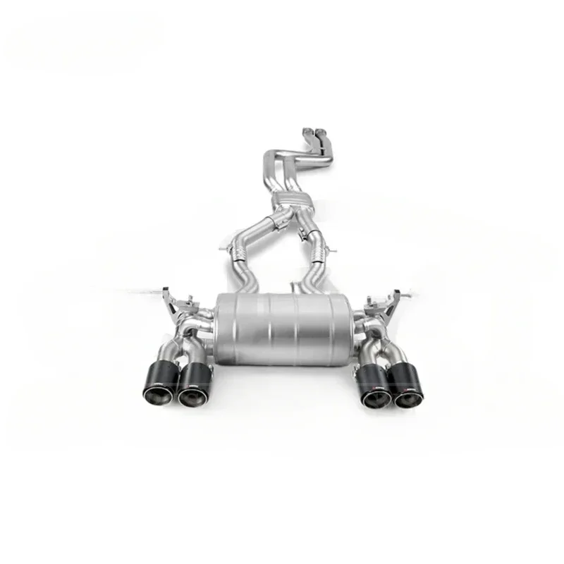 Titanium Alloy Catback Exhaust Pipe System, Controle de v&aacute;lvulas para BMW M3, M4, F80, F82, 3.0T, 2014-, cor original