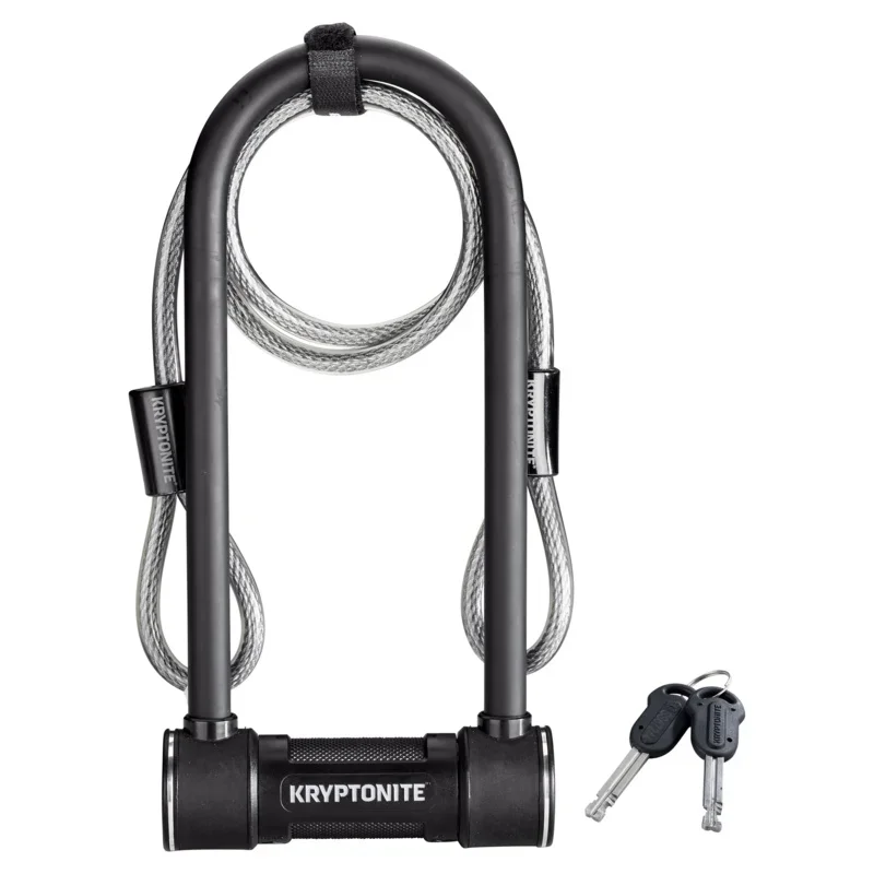 

Kryptonite Level 5 14 mm U-Lock Bicycle Lock with Looped Bike Security Cable