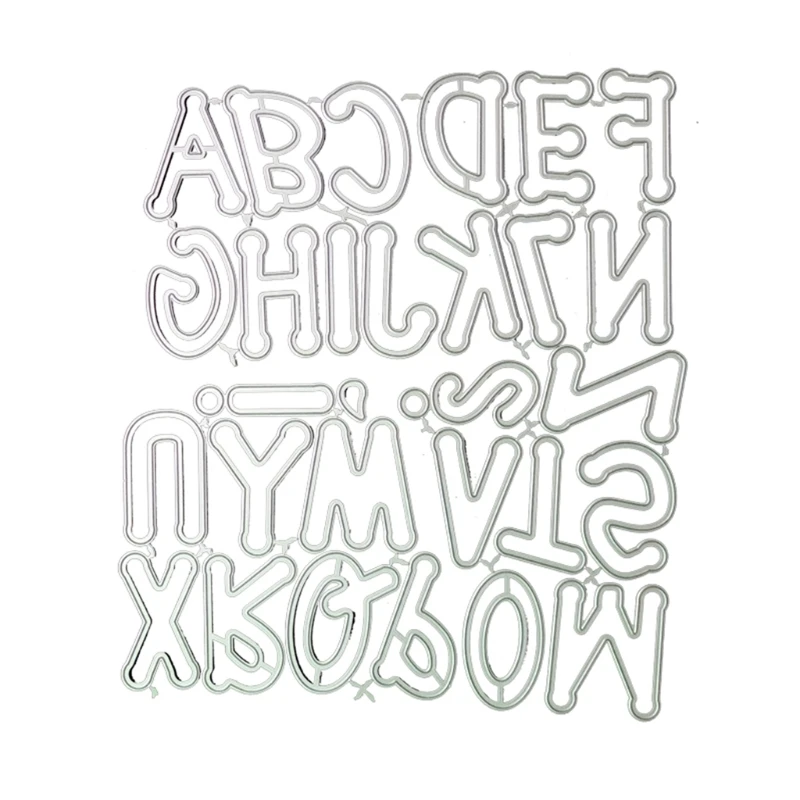 N7MD Letters Metal Cutting Die DIY Scrapbooking Album Decoration Adornments