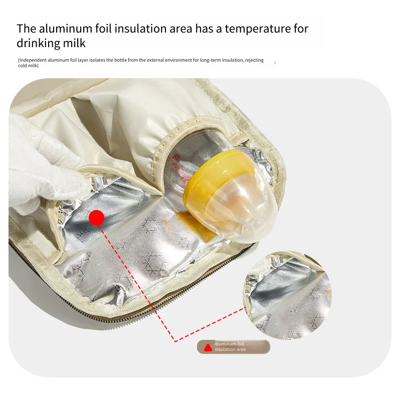 Large Capacity Fashion Mommy Bag Maternity Nappy Diaper Bags Travel Backpack Nursing Bag for Baby Care Women's Bag