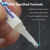 Rear view Mirror Professional Strength Rearview Adhesive Kit High-Bond for Glass & Metal Quick Curing Glue 0.014FL OZ 0.4ML 4