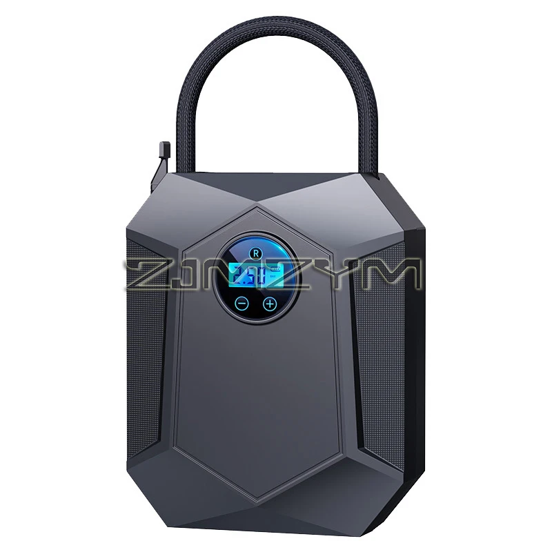 Gonfiatore Per Pneumatici Compressore D'Aria Portatile Dc 12V Schermo Digitale Led Light Pompa Ad Aria A Gonfiaggio Rapido Per Moto Bike Ball