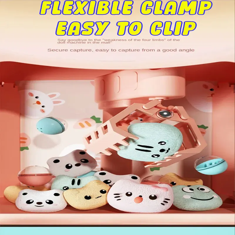 MYJCK 2024 Vending Doll Machine Mini Toys Claw  for Children Automatic Operated Play Game Arcade Machines Kids Birthday Gifts 4